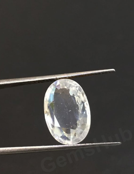 4.83 ct Natural White Zircon